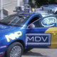 Illustration for article titled DARPA Urban Challenge Cars Invading Pentagon Parking Lot